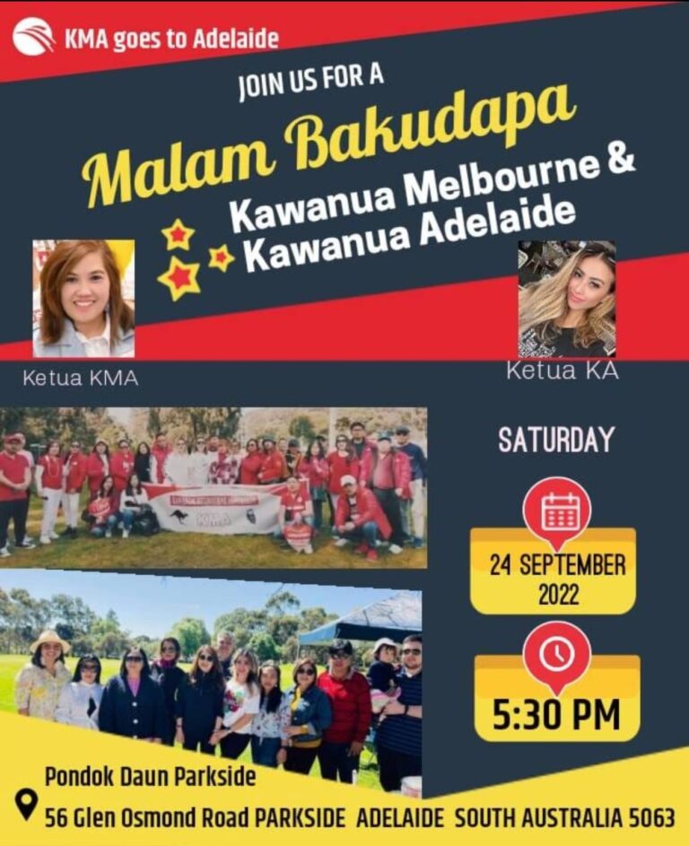 01 Malam Bakudapa Kawanua Melbourne and Kawanua Adeleide – By Jeddy Daniel